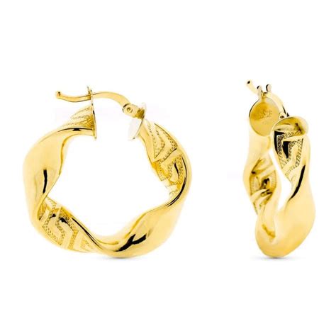 aros versace oro|Versace es.